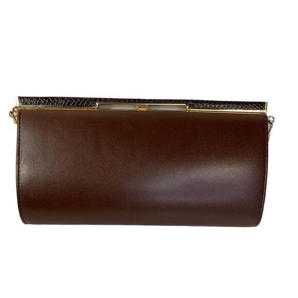 Vintage Persaud Faux Snakeskin Clutch - Picture 3 of 15